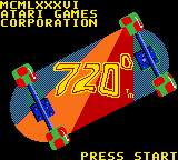 720 title screen for GameBoy Color